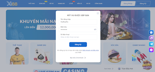 Hướng dẫn tham gia nhà cái XI88 cho tân thủ