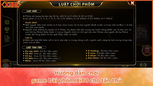 hướng dẫn chơi game bài Phỏm cho tân thủ